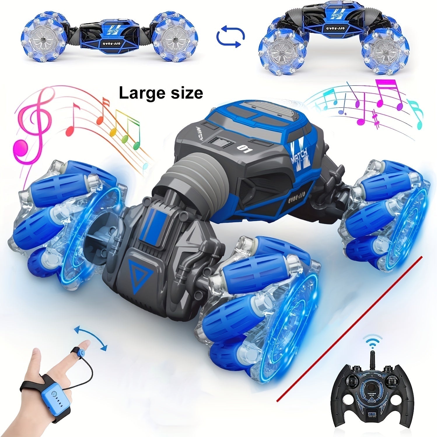 Gesture-Controlled RC Stunt Car-3