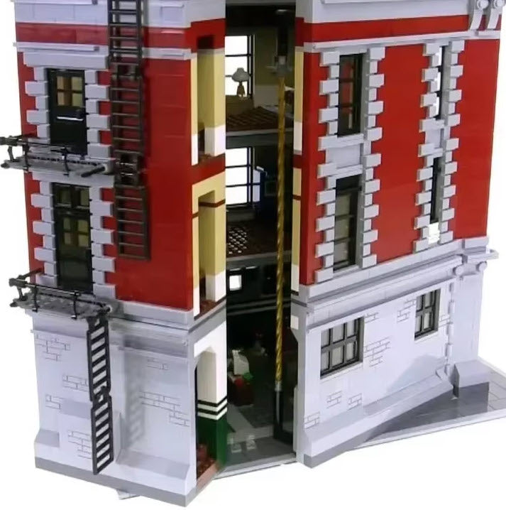Ghostbusters Firehouse MOC 75827 for Lego