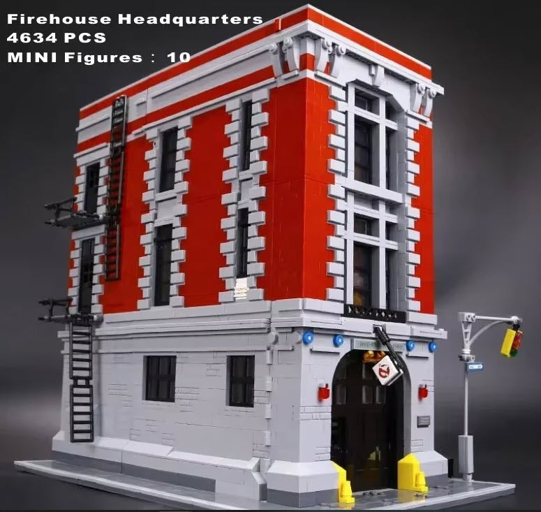 Ghostbusters Firehouse MOC 75827 for Lego