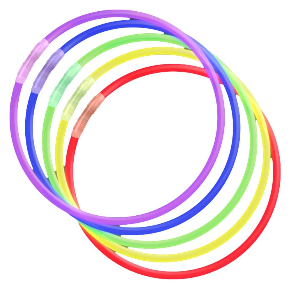 Glow Necklace Assorted Tube of 25-0