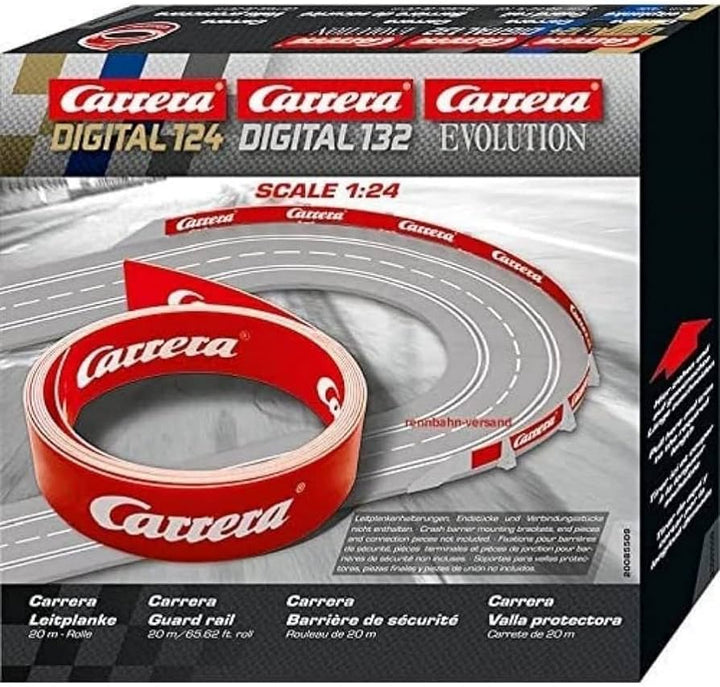 Guardrail (20 m) for Carrera Slot Car Track Digital / Evolution 132/124 by Carrera 20085509
