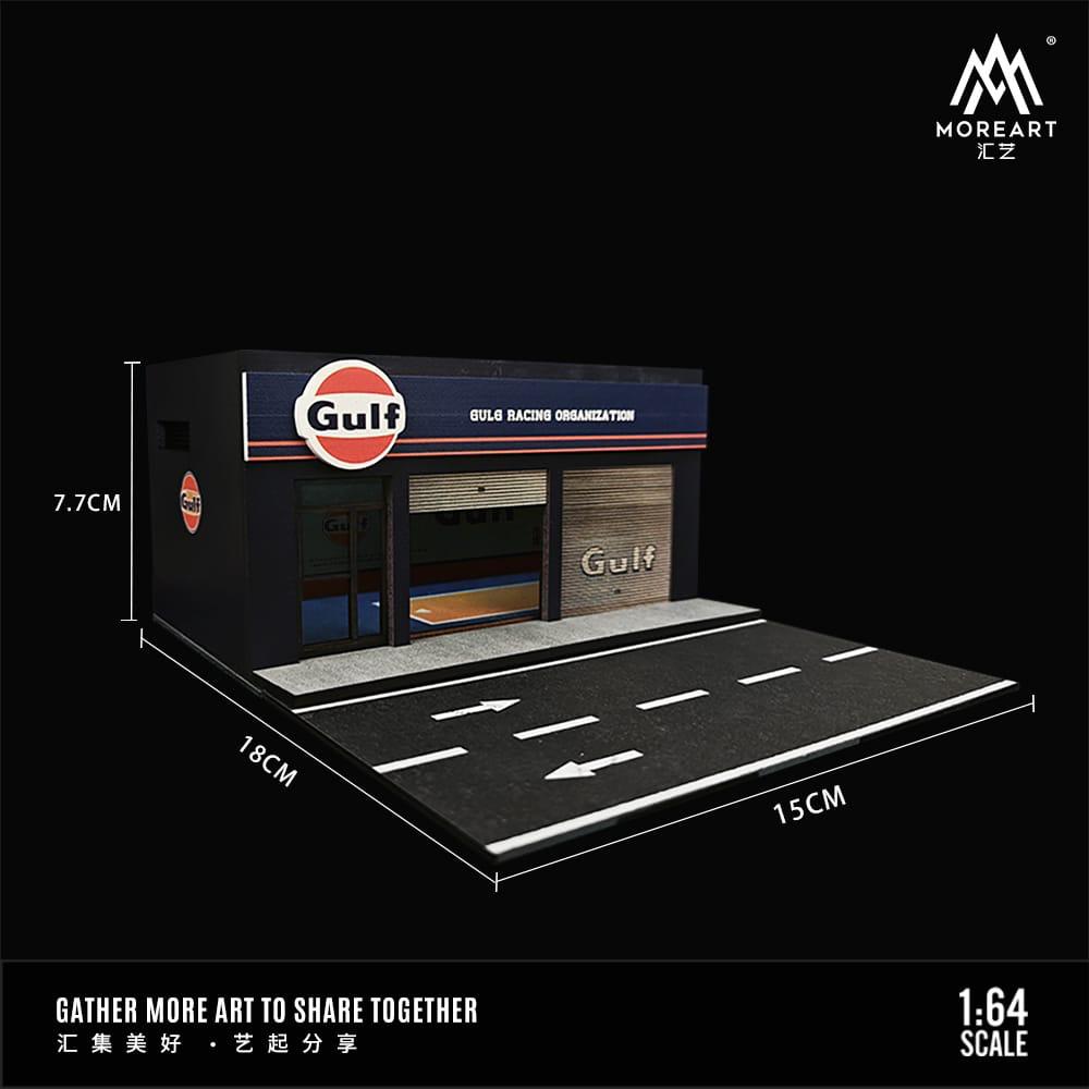 Gulf Maintenance Workshop Diorama 1:64 Scale by MoreArt MO941104 Side View