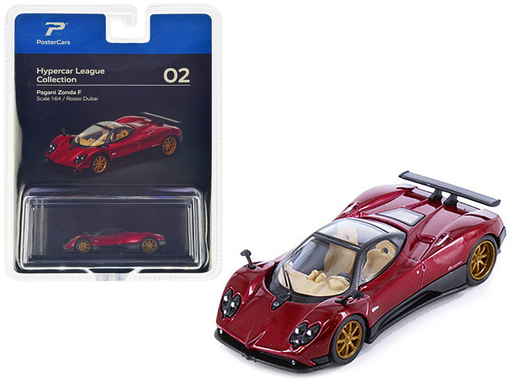 Pagani Zonda F Hypercar League Collection 1:64 diecast model with collector packaging by PosterCars