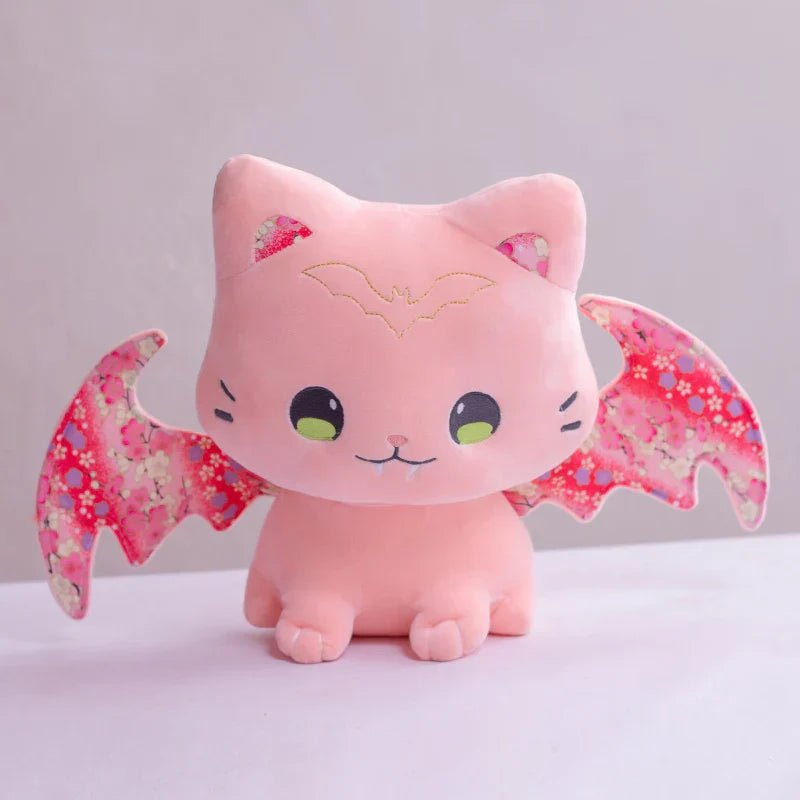 Caleb - Kawaii Bat Cat Plush Toy by Plushy Planet 2