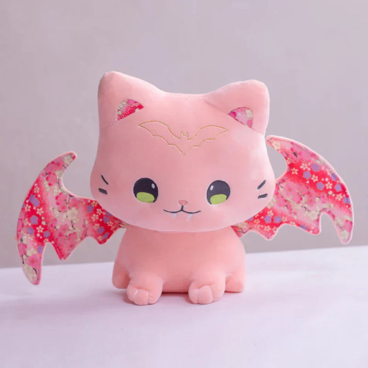 Caleb - Kawaii Bat Cat Plush Toy by Plushy Planet 2