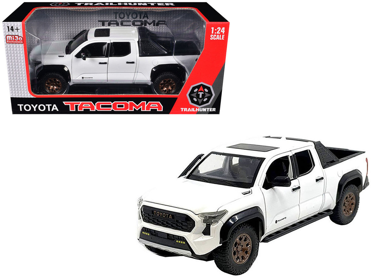 Toyota 2024 Tacoma Trailhunter Edition Pickup Truck White Metallic
