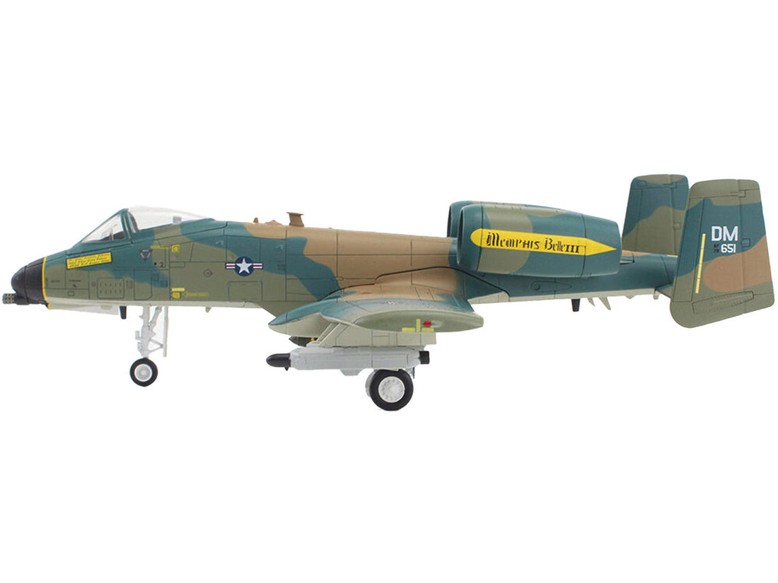 Fairchild Republic A-10C Thunderbolt II Attack Aircraft "Memphis Belle III Captain Lindsay 'Mad' Johnson Davis-Monthan Air Force Base" (2023-24) United States Air Force "Air Power Series" 1/72 Diecast Model by Hobby Master-1