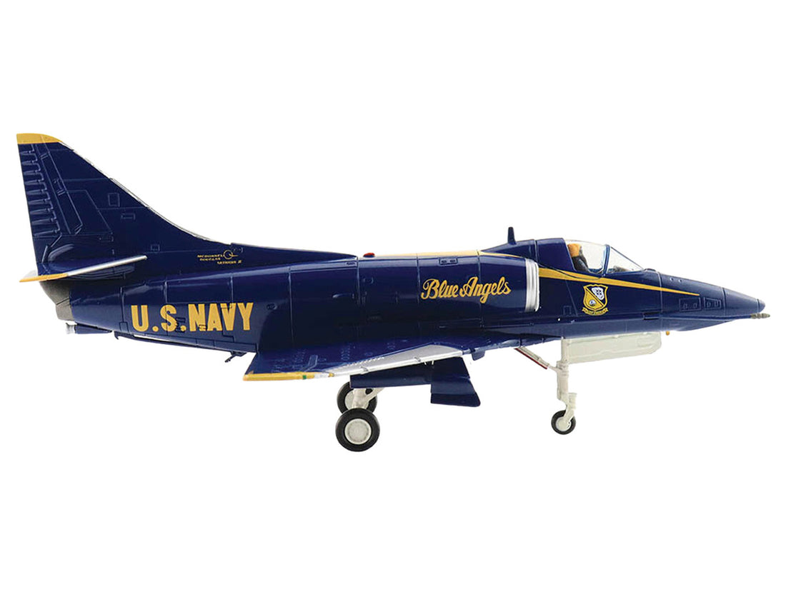 Douglas A-4F Skyhawk Aircraft "Blue Angels 1979 Season #1-6 Decals" United States Navy "Air Power Series" 1/72 Diecast Model by Hobby Master-1