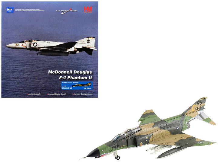 McDonnell Douglas F-4E Phantom II Fighter-Bomber Aircraft "TAM 80 86th TFW/512th TFS Ramstein AB" (1980) United States Air Force "Air Power Series" 1/72 Diecast Model by Hobby Master-0