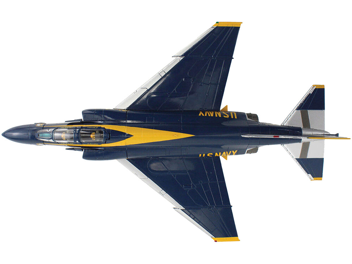 McDonnell Douglas F-4J Phantom II Fighter-Bomber Aircraft "Blue Angels Cdr. Harley Hall 1970 to 1971 Season" United States Navy "Air Power Series" 1/72 Diecast Model by Hobby Master-2