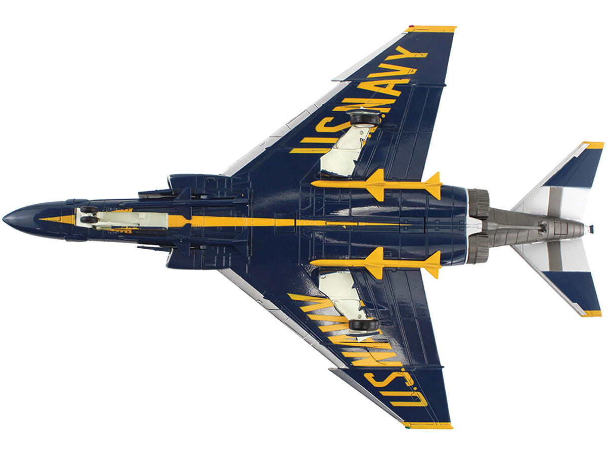 McDonnell Douglas F-4J Phantom II Fighter-Bomber Aircraft "Blue Angels Cdr. Harley Hall 1970 to 1971 Season" United States Navy "Air Power Series" 1/72 Diecast Model by Hobby Master-3