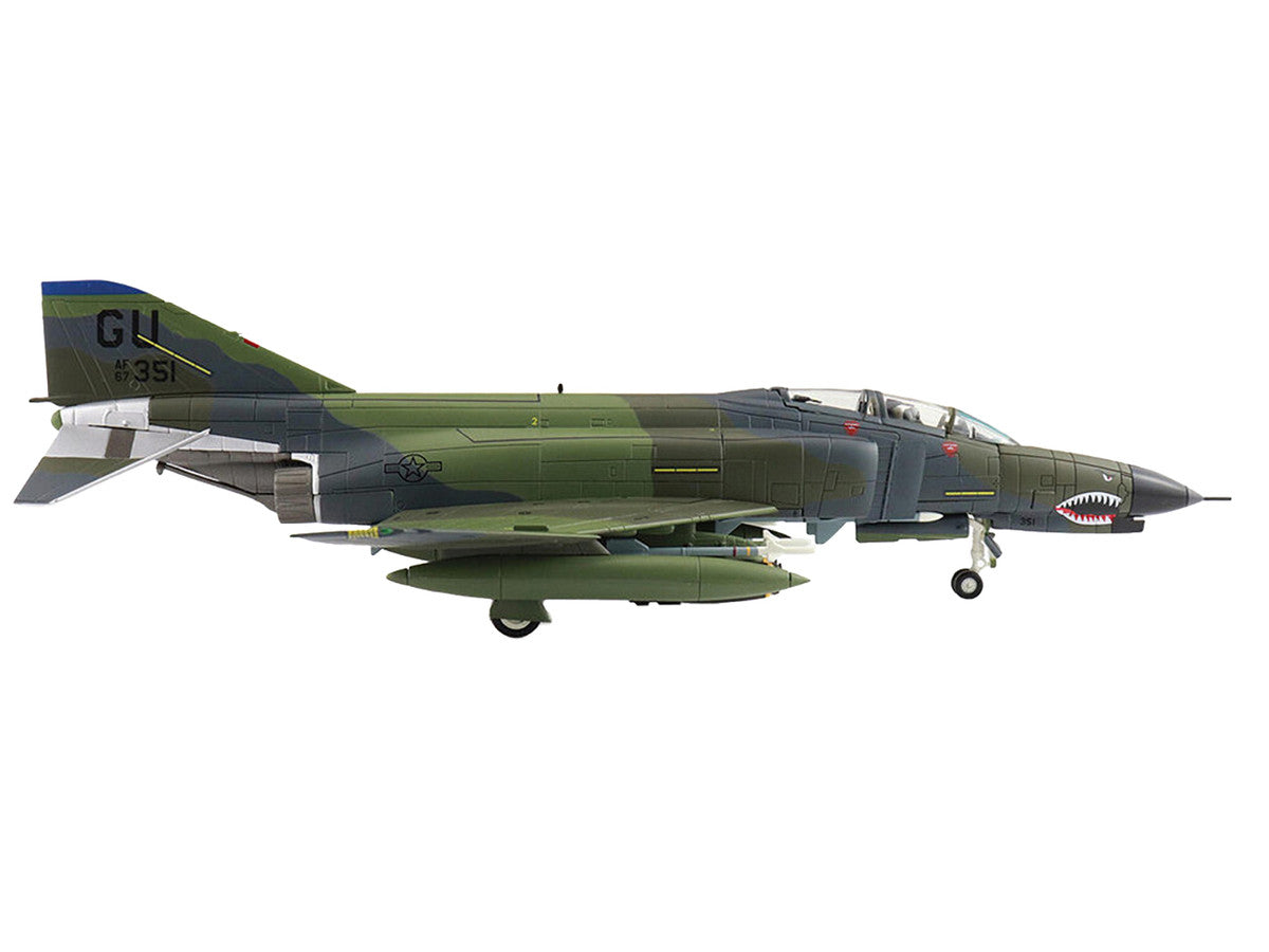 McDonnell Douglas F-4E Phantom II Fighter-Bomber Aircraft "497th Squadron South Korea" (1985) United States Air Force "Air Power Series" 1/72 Diecast Model by Hobby Master-1