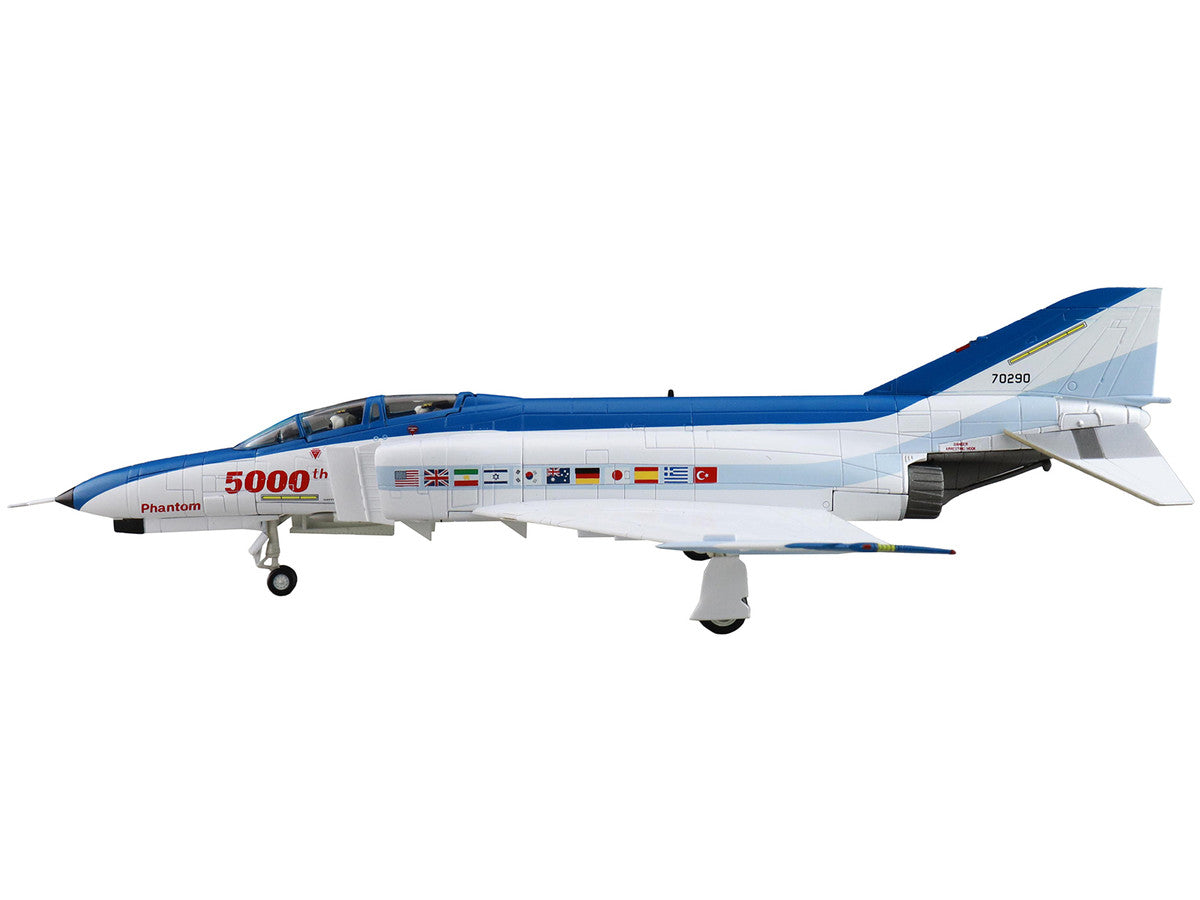 McDonnell Douglas F-4E Phantom II Fighter-Bomber Aircraft "70290 5000th Phantom St Louis" (1978) United States Air Force "Air Power Series" 1/72 Diecast Model by Hobby Master-0