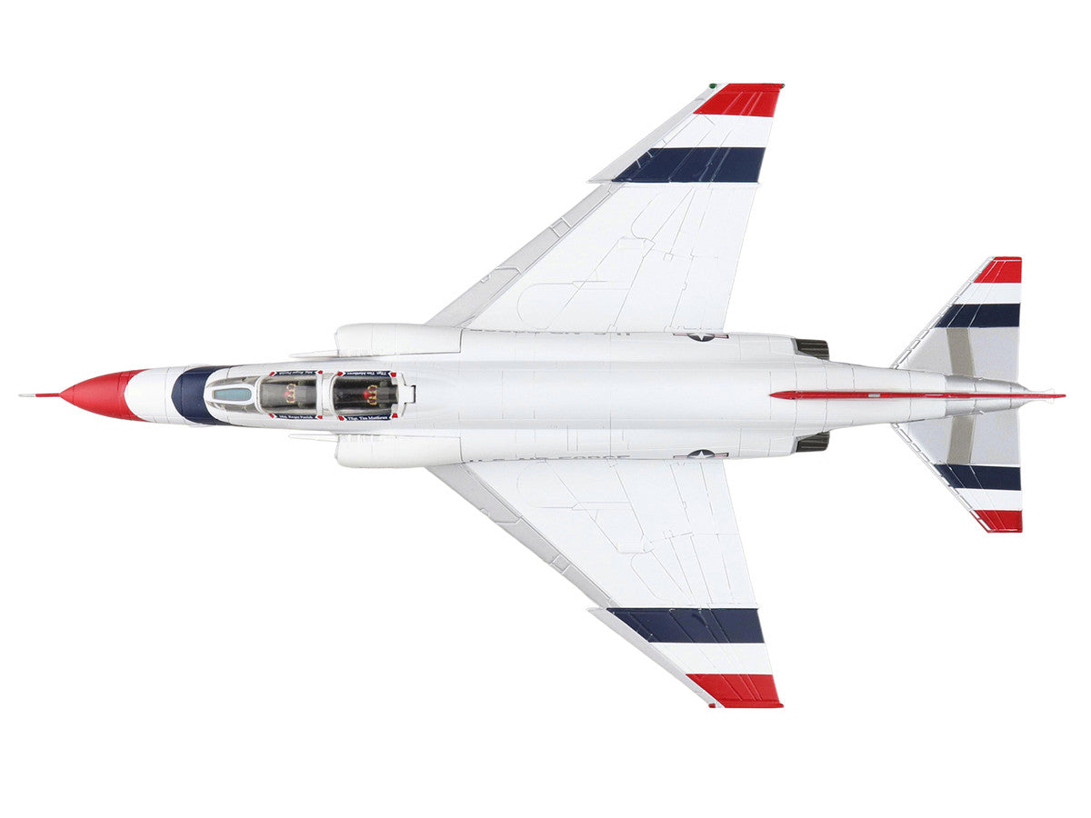 McDonnell Douglas F-4E Phantom II Thunderbirds 1:72 diecast model top view
