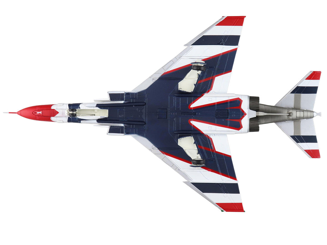 USAF Thunderbirds F-4E Phantom II No. 1 Hobby Master diecast model on landing gear