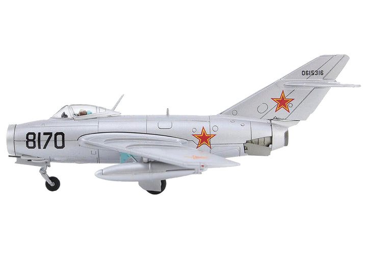 Mikoyan-Gurevich MiG-15Bis Fighter Aircraft "8170 Early Soviet Fighter" Soviet Air Force "Air Power Series" 1/72 Diecast Model by Hobby Master-1