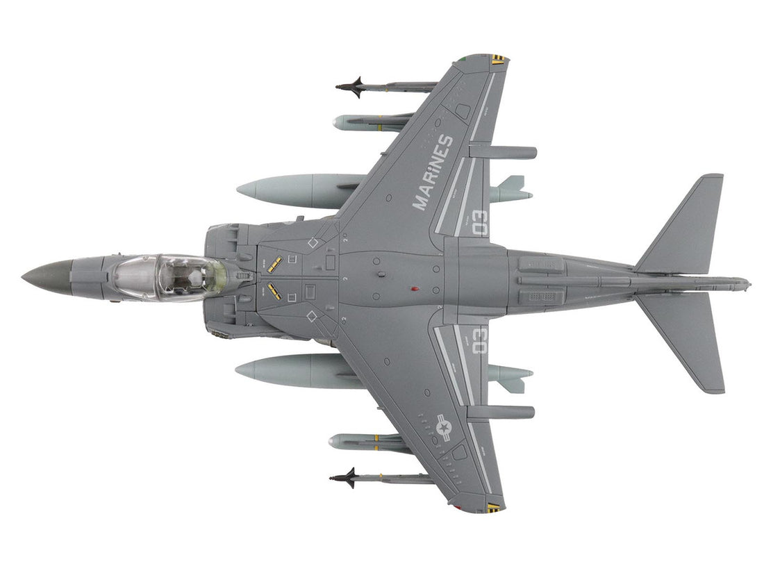 McDonnell Douglas AV-8B Plus Harrier II Aircraft "165357 VMA-231 Ace of Spades Operation Inherent Resolve USCENTCOM" (2017) United States Marine Corps "Air Power Series" 1/72 Diecast Model by Hobby Master-1