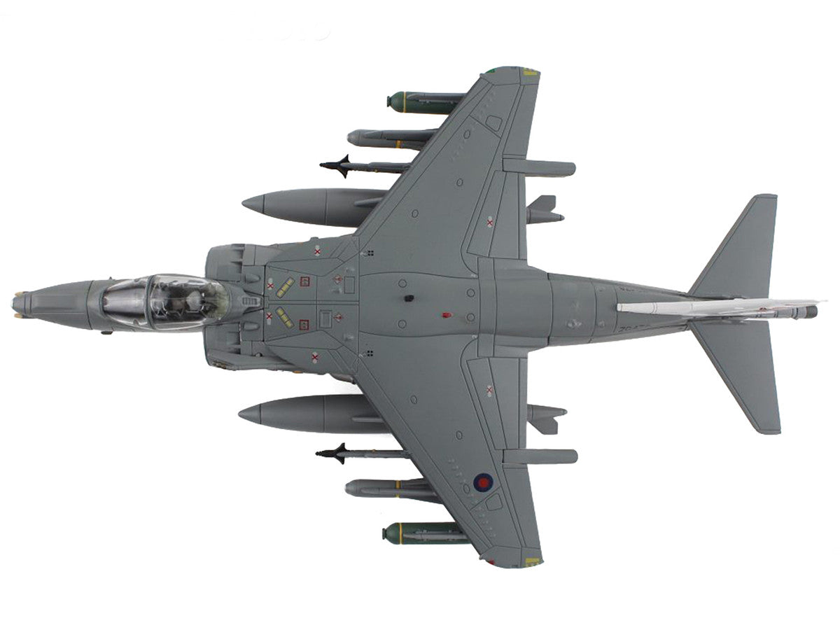 McDonnell Douglas AV-8B/British Harrier II GR.9A Aircraft "41 (R) Squadron RAF Coningsby Air Base" (2006) Royal Air Force "Air Power Series" 1/72 Diecast Model by Hobby Master-2