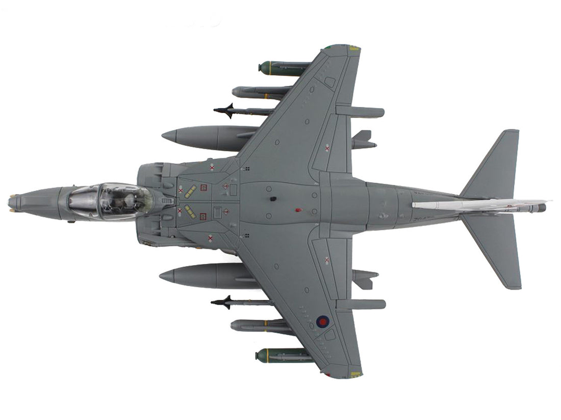 McDonnell Douglas AV-8B/British Harrier II GR.9A Aircraft "41 (R) Squadron RAF Coningsby Air Base" (2006) Royal Air Force "Air Power Series" 1/72 Diecast Model by Hobby Master-2