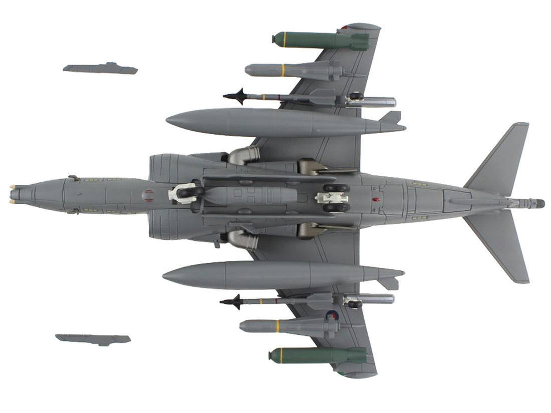 McDonnell Douglas AV-8B/British Harrier II GR.9A Aircraft "41 (R) Squadron RAF Coningsby Air Base" (2006) Royal Air Force "Air Power Series" 1/72 Diecast Model by Hobby Master-3