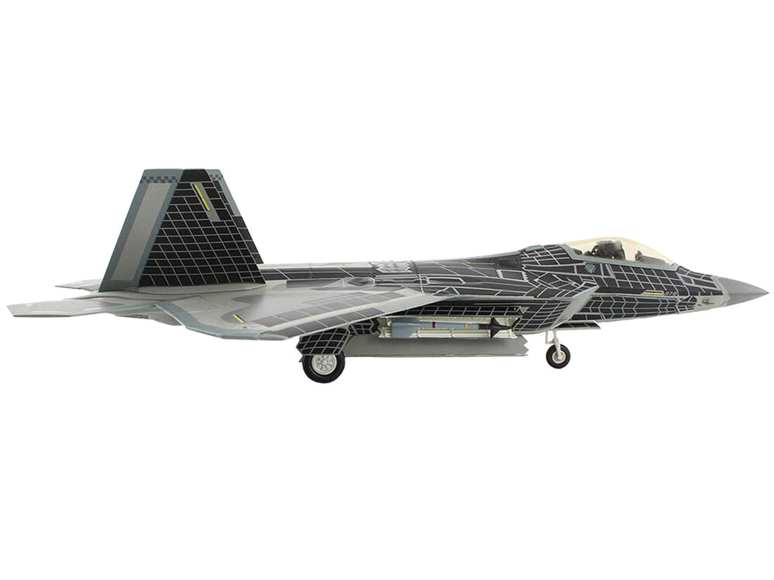 Lockheed F-22A Raptor Stealth Aircraft "Symbiote Nellis AFB NV" (2021) United States Air Force "Air Power Series" 1/72 Diecast Model by Hobby Master-1