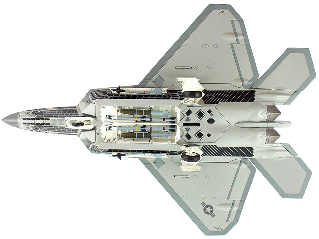 Lockheed F-22A Raptor Stealth Aircraft "Symbiote Nellis AFB NV" (2021) United States Air Force "Air Power Series" 1/72 Diecast Model by Hobby Master-3