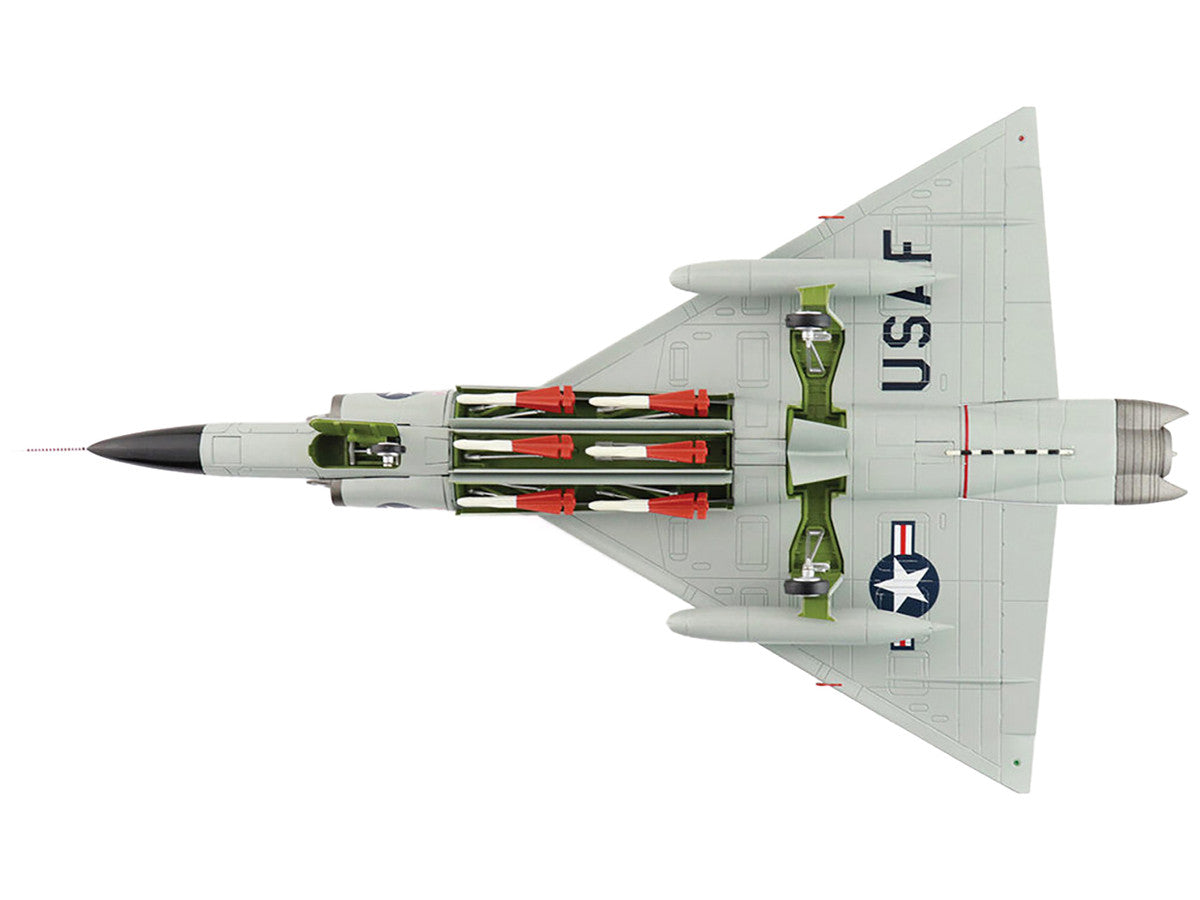 Convair F-102A Delta Dagger Interceptor Aircraft "199th Fighter Interceptor Squadron (FIS) Hawaii Air National Guard" (1960s) United States Air Force "Air Power Series" 1/72 Diecast Model by Hobby Master-3