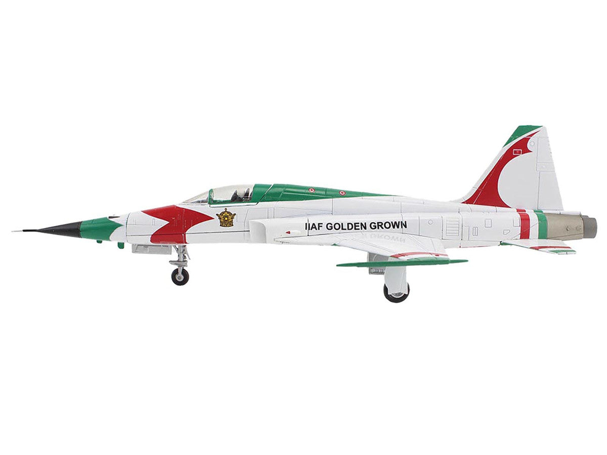 Northrop F-5E Tiger II Aircraft "#1-8 3-7099 IIAF Golden Crown" Imperial Iranian Air Force "Air Power Series" 1/72 Diecast Model by Hobby Master-1