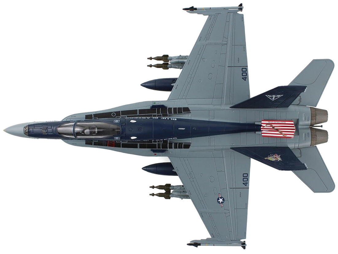 McDonnell Douglas F/A-18C Hornet Aircraft "NE400 VFA-34 Blue Blasters" (2015) United States Navy "Air Power Series" 1/72 Diecast Model by Hobby Master-3