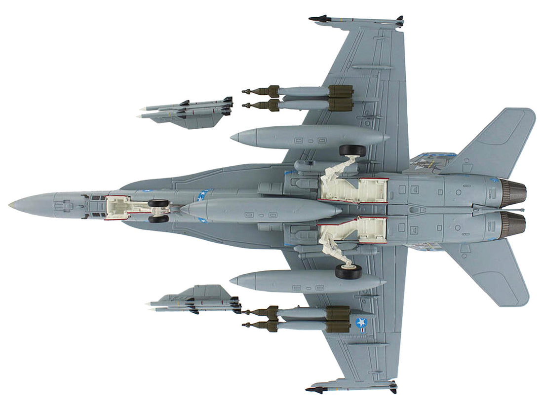 McDonnell Douglas F/A-18C Hornet Aircraft "VMFA-112 Cowboys" (2020) United States Marines "Air Power Series" 1/72 Diecast Model by Hobby Master-3