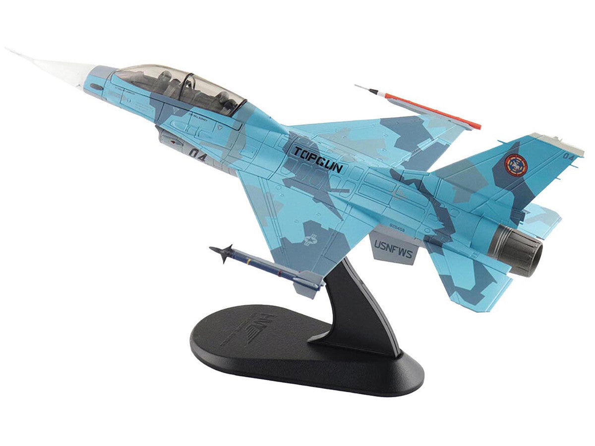 Lockheed F-16B Fighting Falcon Fighter Aircraft "Top Gun 04 Centennial of Naval Aviation" United States Navy "Air Power Series" 1/72 Diecast Model by Hobby Master-3