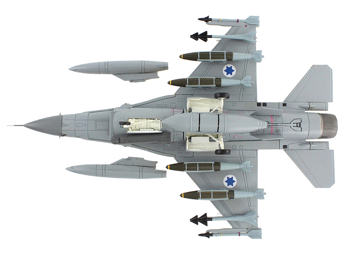 Lockheed F-16D Fighting Falcon Fighter Aircraft "628 Barak 105 Squadron The Scorpion" Israeli Air Force "Air Power Series" 1/72 Diecast Model by Hobby Master-1