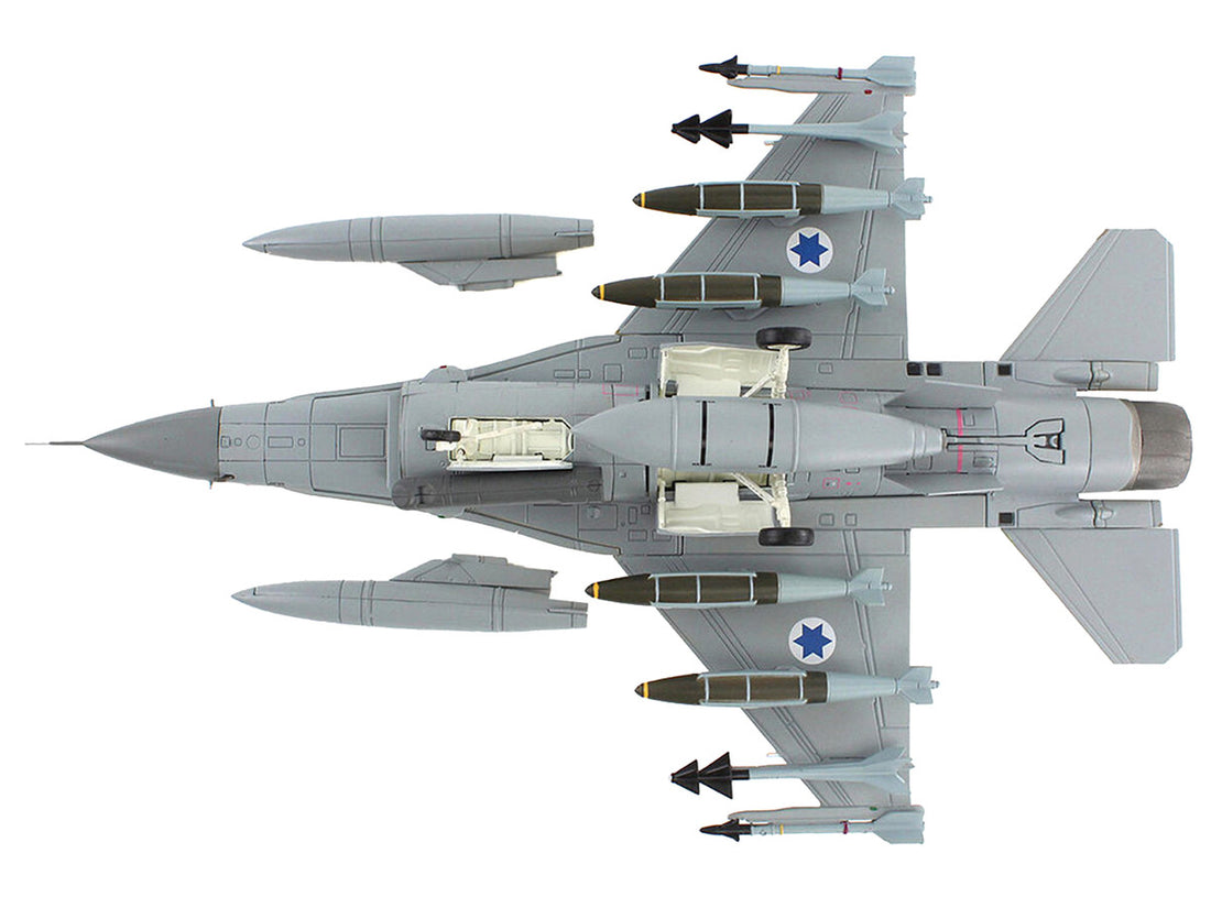 Lockheed F-16D Fighting Falcon Fighter Aircraft "628 Barak 105 Squadron The Scorpion" Israeli Air Force "Air Power Series" 1/72 Diecast Model by Hobby Master-1