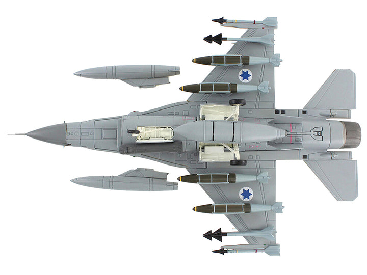 Lockheed F-16D Fighting Falcon Fighter Aircraft "628 Barak 105 Squadron The Scorpion" Israeli Air Force "Air Power Series" 1/72 Diecast Model by Hobby Master-1