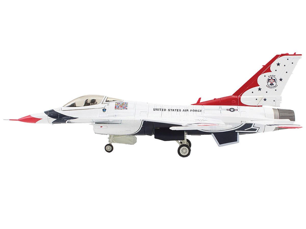 Lockheed F-16C Fighting Falcon Fighter Aircraft "Thunderbirds #1-6 Decals Royal International Air Tattoo" (2017) United States Air Force "Air Power Series" 1/72 Diecast Model by Hobby Master-0