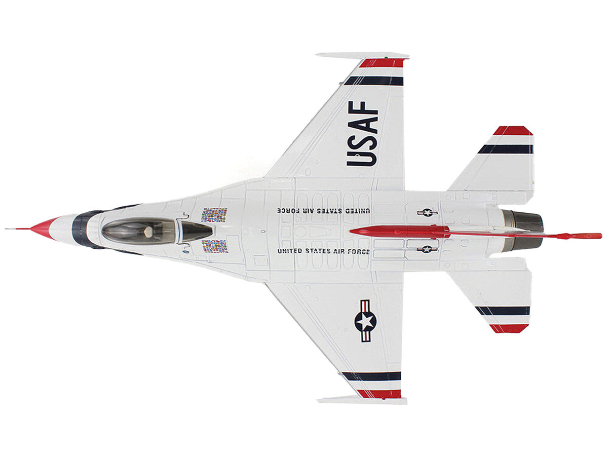 Lockheed F-16C Fighting Falcon Fighter Aircraft "Thunderbirds #1-6 Decals Royal International Air Tattoo" (2017) United States Air Force "Air Power Series" 1/72 Diecast Model by Hobby Master-1