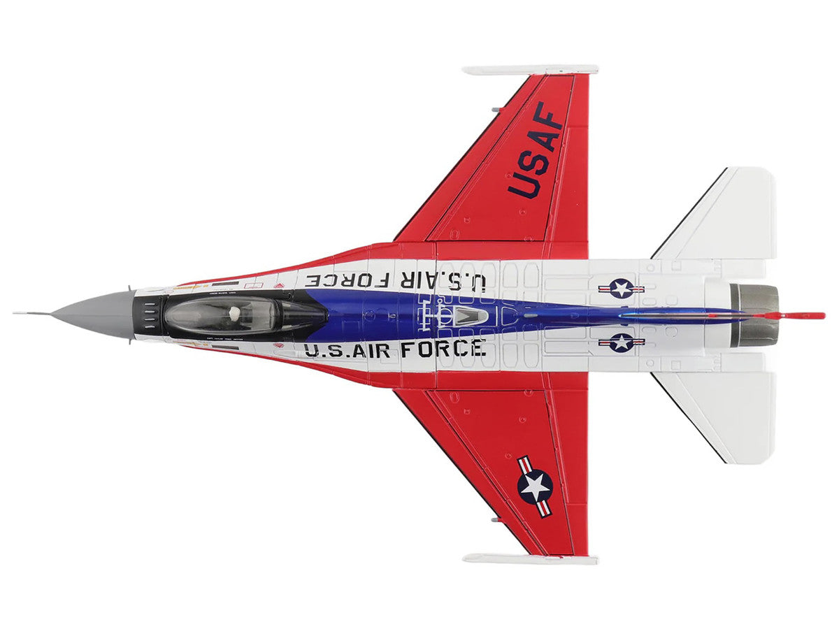 Lockheed F-16CM Fighting Falcon Fighter Aircraft "91-0395 Viper Demo Shaw Air Force Base" (2024) United States Air Force "Air Power Series" 1/72 Diecast Model by Hobby Master-2