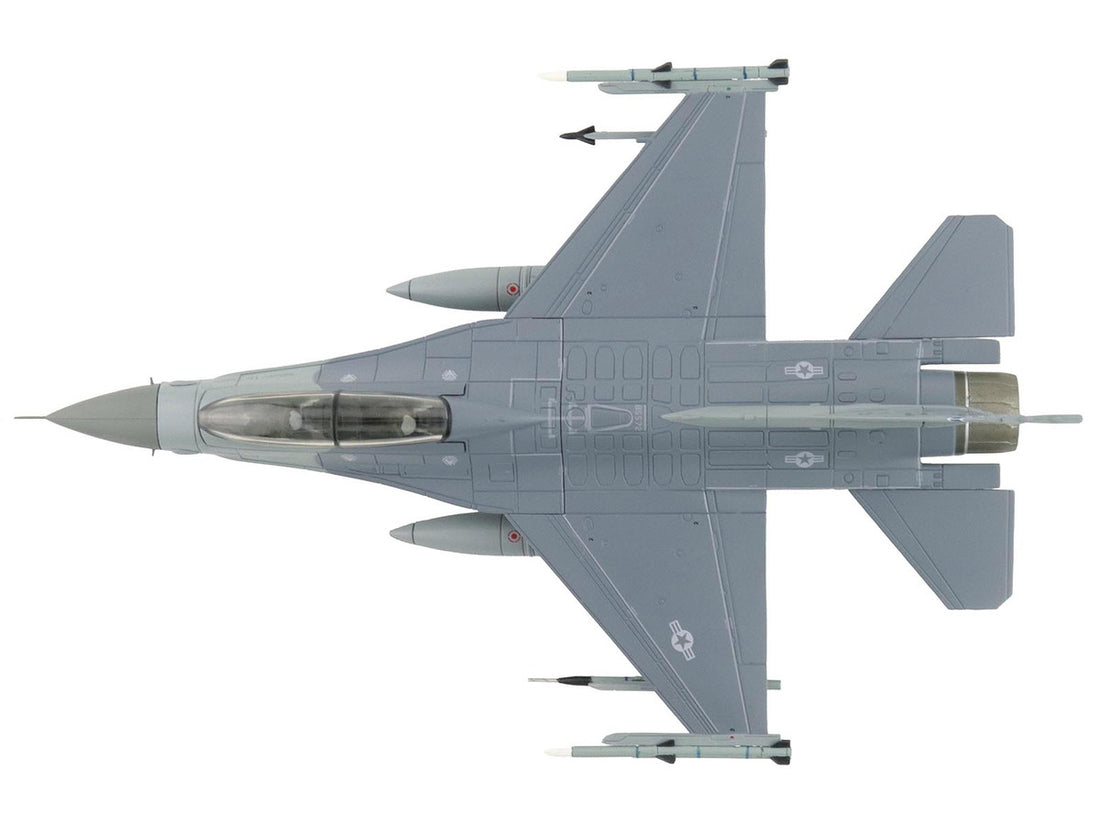 Lockheed F-16D Fighting Falcon Fighter Aircraft "85-1572 Edwards Air Force Base" (2024) United States Air Force "Air Power Series" 1/72 Diecast Model by Hobby Master-2