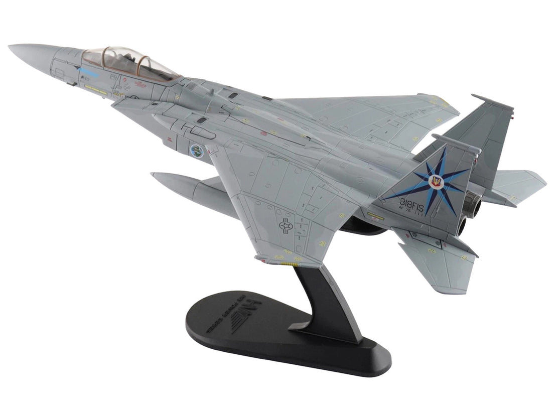 McDonnell Douglas F-15A Eagle Fighter Aircraft "76-0111 318th Fighter Interceptor Squadron" United States Air Force "Air Power Series" 1/72 Diecast Model by Hobby Master-4