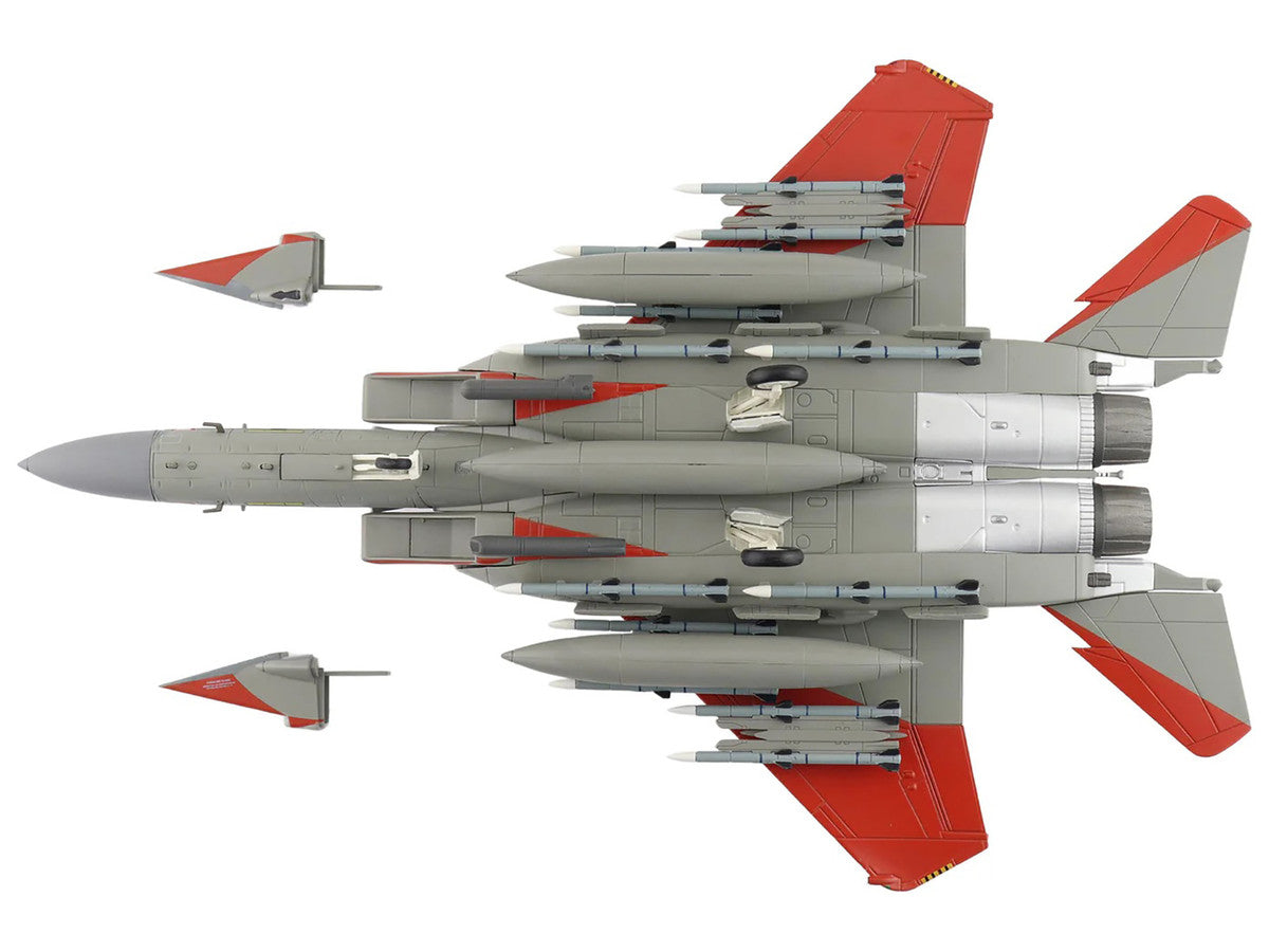 Boeing F-15SA (Saudi Advanced) Eagle Fighter Aircraft "12-1002 USAF Test Markings" (2018) Saudi Royal Air Force "Air Power Series" 1/72 Diecast Model by Hobby Master-3