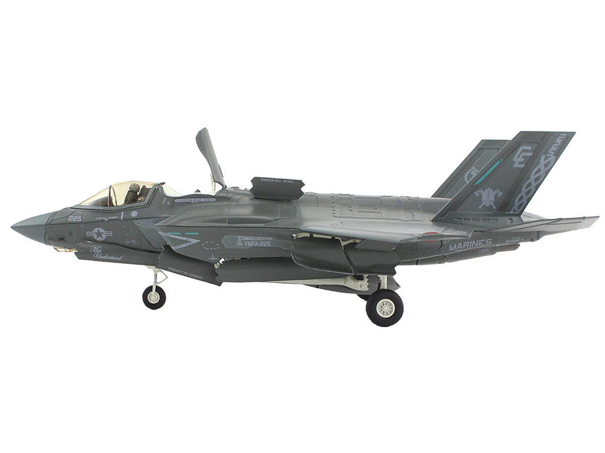 Lockheed Martin F-35B Lightning II Aircraft "VMFA-225 Vikings Yuma Marine Corps Air Station" (2023) United States Marine Corps "Air Power Series" 1/72 Diecast Model by Hobby Master-0