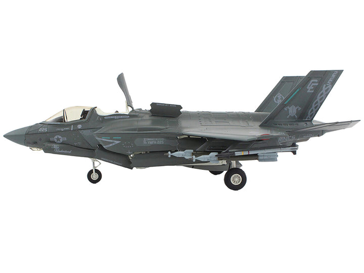 Lockheed Martin F-35B Lightning II Aircraft Beast Mode Configuration "VMFA-225 Vikings Yuma Marine Corps Air Station" (2023) United States Marine Corps "Air Power Series" 1/72 Diecast Model by Hobby Master-0