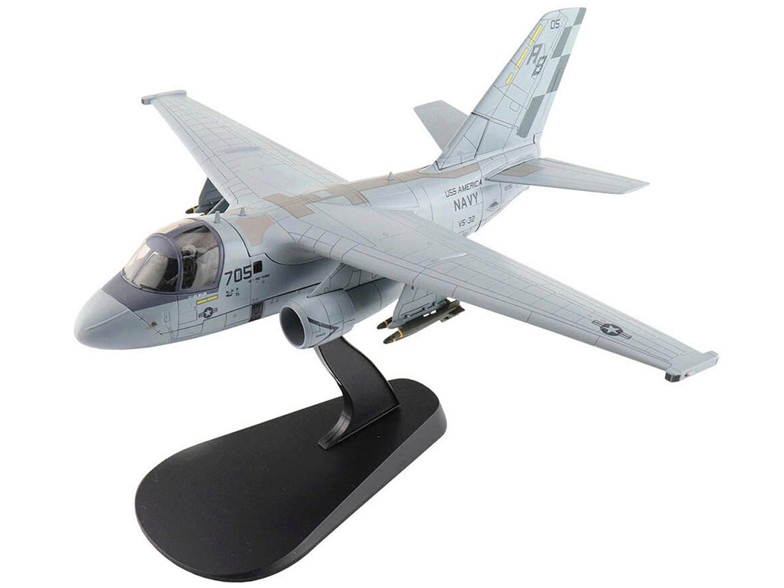 Lockheed S-3B Viking Aircraft "Desert Storm VS-32 Maulers USS America" United States Navy "Air Power Series" 1/72 Diecast Model by Hobby Master-4