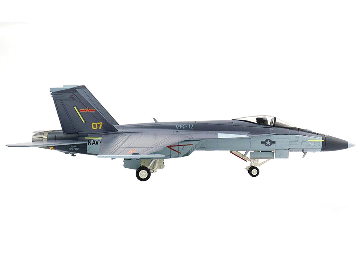 Boeing F/A-18E Super Hornet Fighter Aircraft "VFC-12 US NAVY NAS Oceana" (June 2021) "Air Power Series" 1/72 Diecast Model by Hobby Master-1