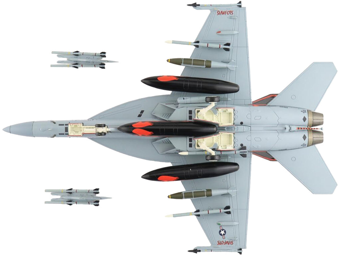 Boeing F/A-18F Super Hornet Fighter Aircraft "VFA-94 'Mighty Strikes' USS Nimitz" (2021) United States Navy "Air Power Series" 1/72 Diecast Model by Hobby Master-4