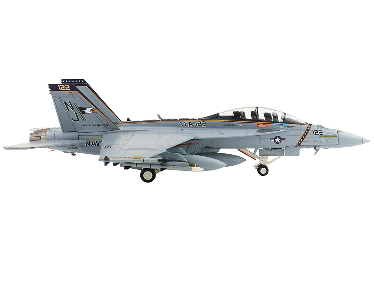 Boeing F/A-18F Super Hornet Fighter Aircraft "VFA-122 Flying Eagles" (2022) United States Navy "Air Power Series" 1/72 Diecast Model by Hobby Master-2