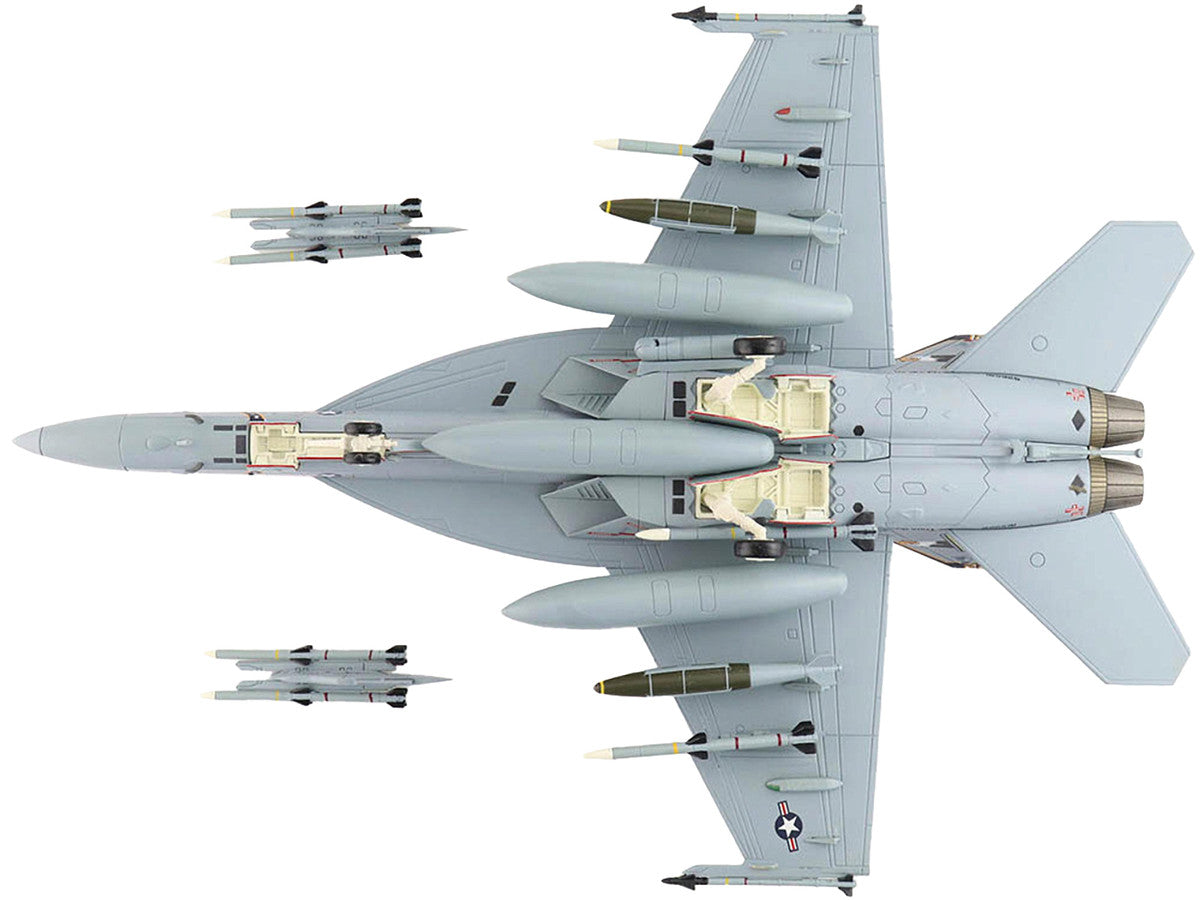 Boeing F/A-18F Super Hornet Fighter Aircraft "VFA-122 Flying Eagles" (2022) United States Navy "Air Power Series" 1/72 Diecast Model by Hobby Master-4