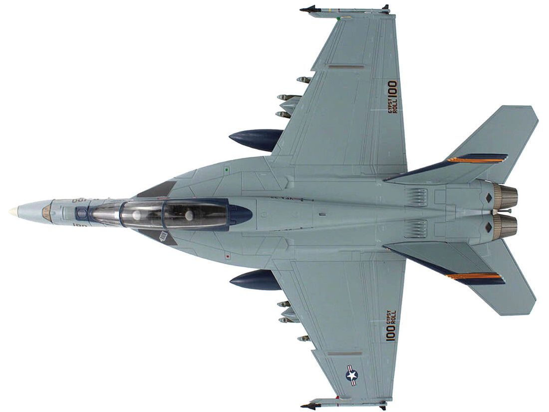 McDonnell Douglas F/A-18F Super Hornet Aircraft "VFA-32 Fighting Swordsmen EAA AirVenture Oshkosh" (2023) United States Navy "Air Power Series" 1/72 Diecast Model by Hobby Master-2