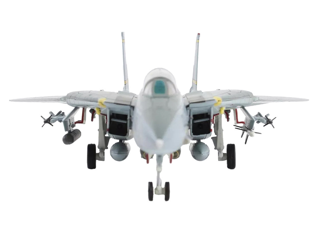 Grumman F-14B Tomcat Fighter Aircraft "Last Gypsy Roll VF-32 Swordsmen NAS Oceana" (2005) United States Navy "Air Power Series" 1/72 Diecast Model by Hobby Master-0