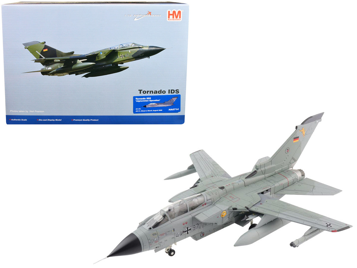 Panavia Tornado IDS Aircraft "Afghanistan Operation" "44+97 AG 51 Mazar-e Sharif" (August 2008) "Air Power Series" 1/72 Diecast Model by Hobby Master-0